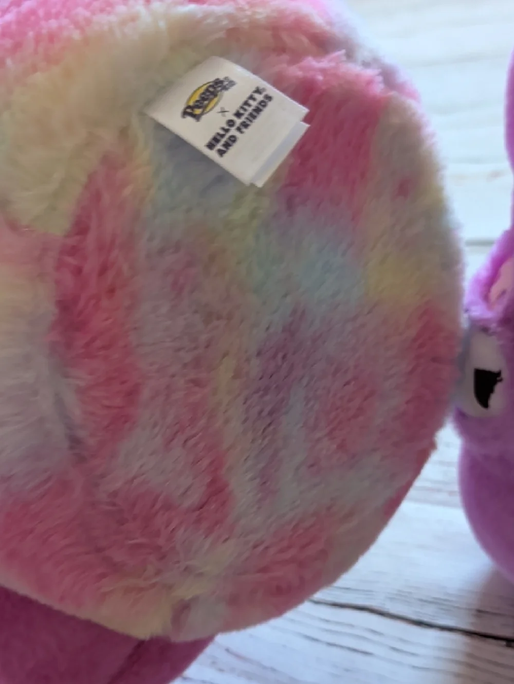 🆕 Cute Peeps x Sanrio Hello Kitty And Friends Plush Basket 💜💗